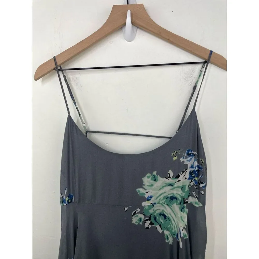 FREE PEOPLE Faded Bloom Printed Slip Dress size Small